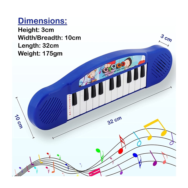 Gooyo GY3716 Mini Portable Piano Keyboard Musical Toy (Blue)