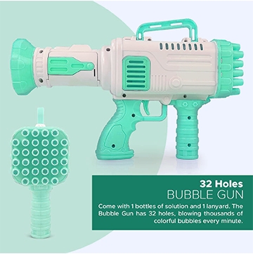 32 hole super bubble gun (Green)