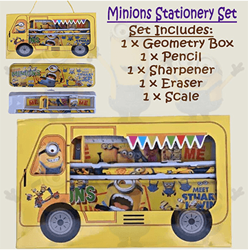Minions stationery kit for kids
