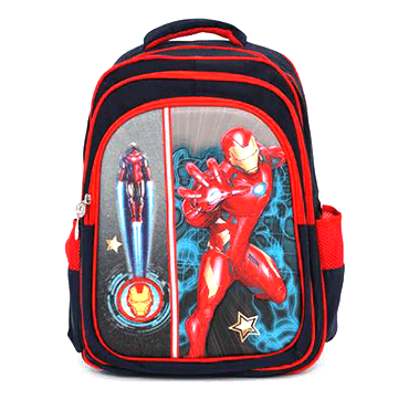 3D Iron Man School Bag
