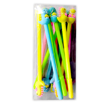 Cute cartoon writing pen 12pcs.