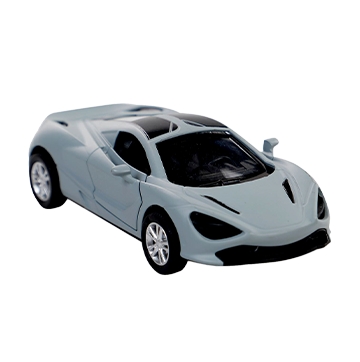 Pull back Die Cast Metal MOsel Car with opening doors (Grey)
