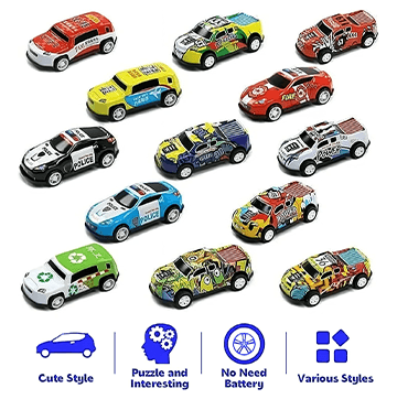50 pc Die cast metal car set