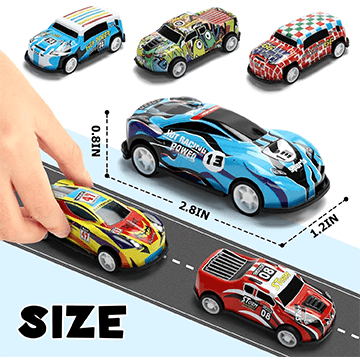 50 pc Die cast metal car set