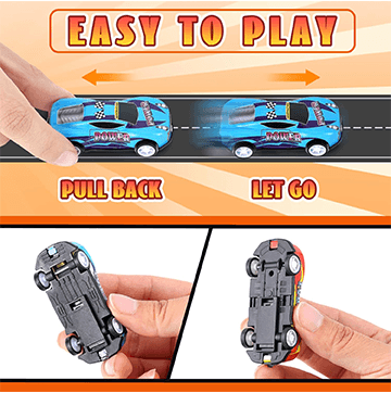 50 pc Die cast metal car set
