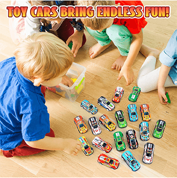 50 pc Die cast metal car set
