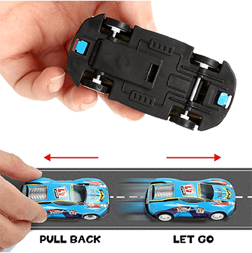 50 pc Die cast metal car set