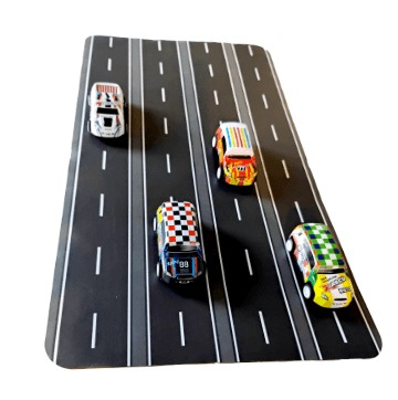 50 pc Die cast metal car set
