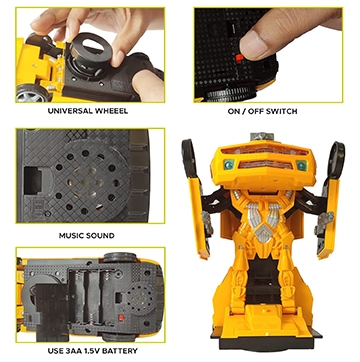 Flash & Deformation Car (2 In 1 Change Robot)