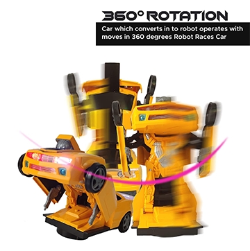 Flash & Deformation Car (2 In 1 Change Robot)