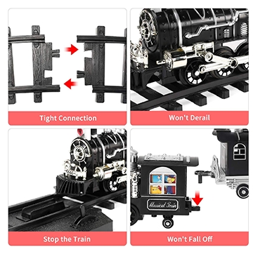 Rechargeable Classical Train Series With Smoke, Music & Light