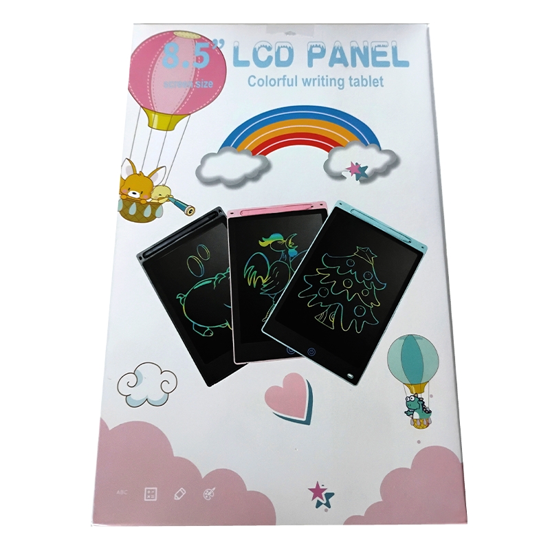 8.5 Inch LCD Panel Colorful Writing Tablet (Black)