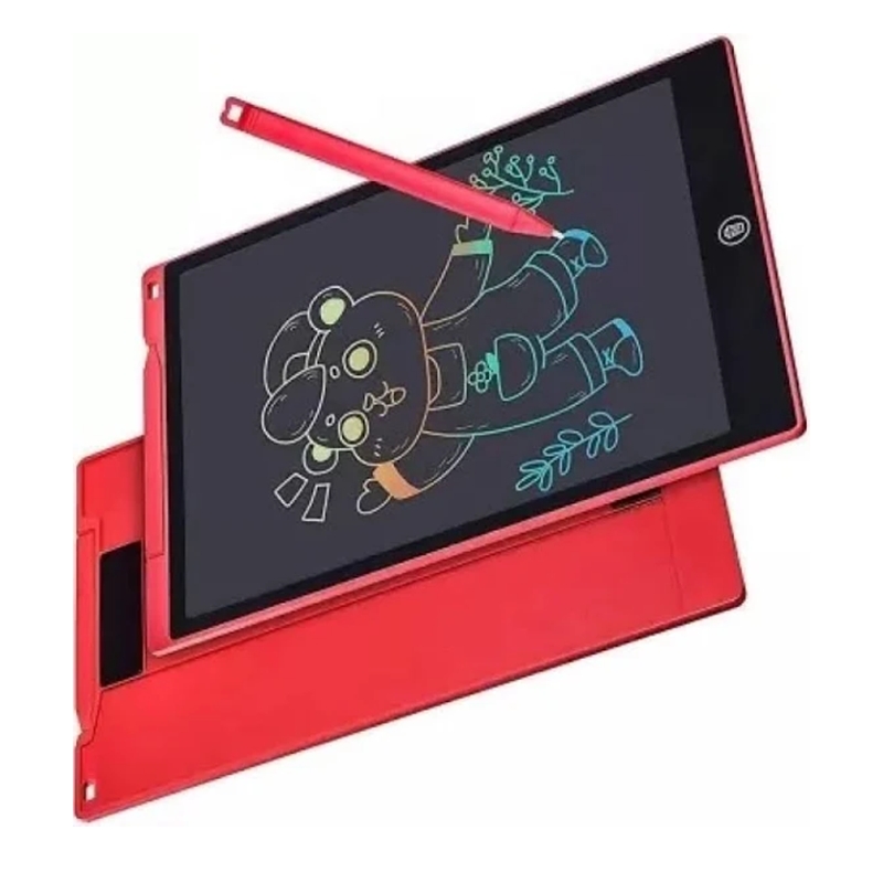 12 Inch LCD Panel Colorful Writing Tablet (Red)