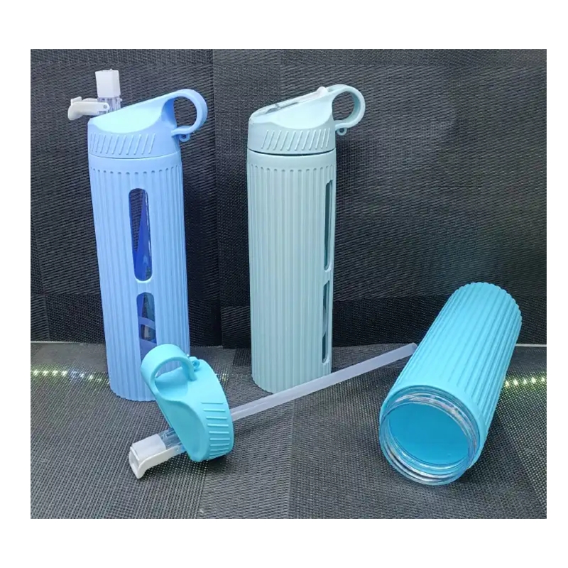 Transparent Water Bottle (Light Blue)