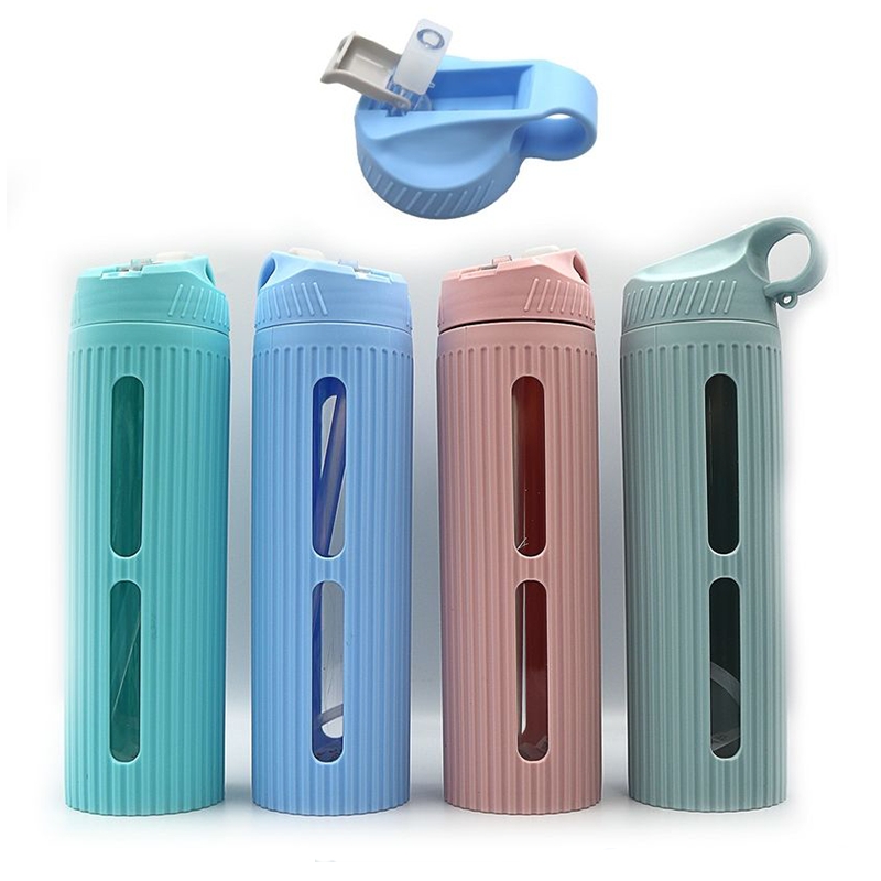 Transparent Water Bottle (Light Blue)
