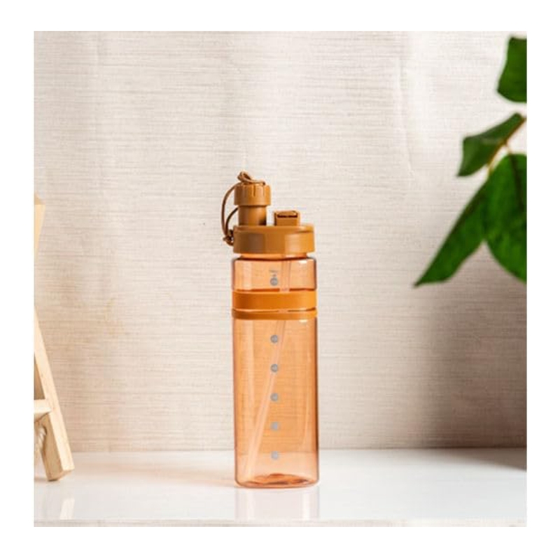 Square Water Bottle (Brown)