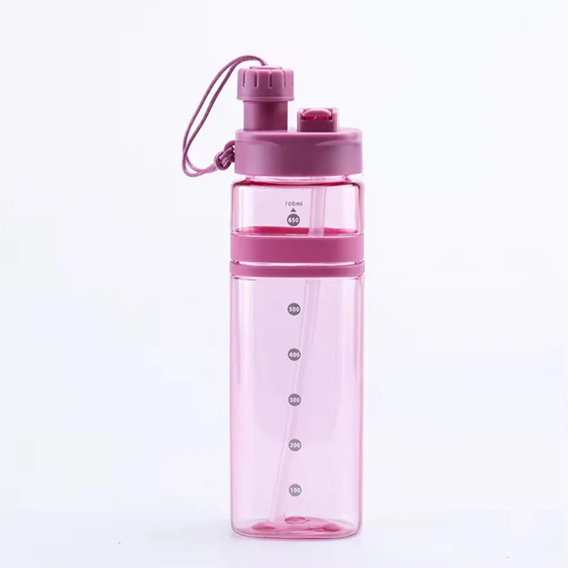 Square Water Bottle (Pink)