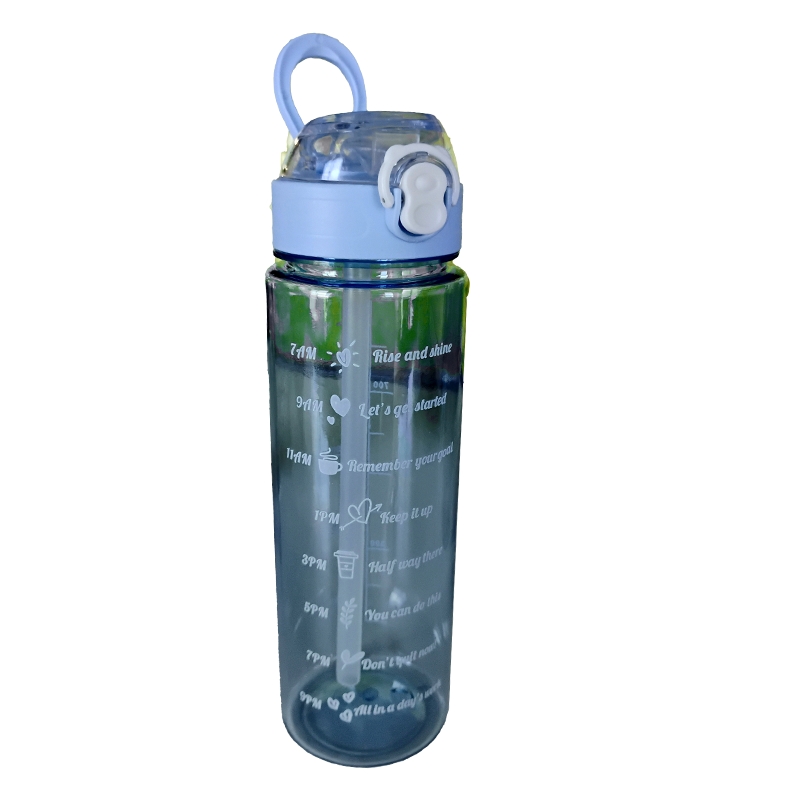 Round Water Bottle (Light Blue)