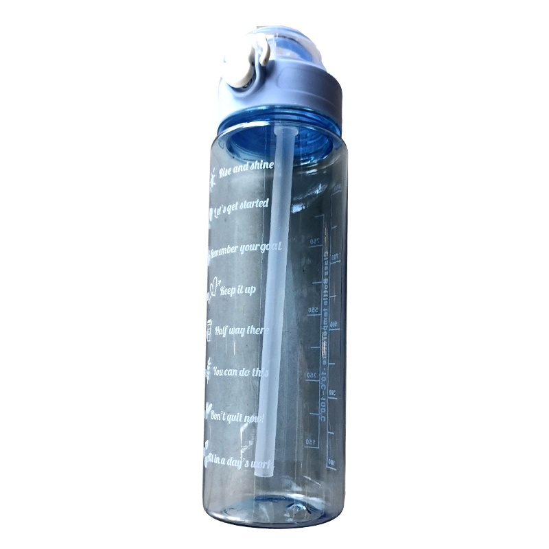 Round Water Bottle (Light Blue)