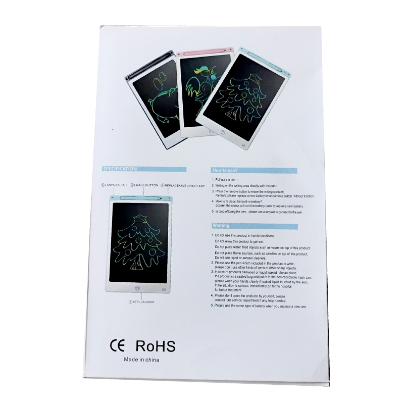 12 Inch LCD Panel Colorful Writing Tablet (Green)