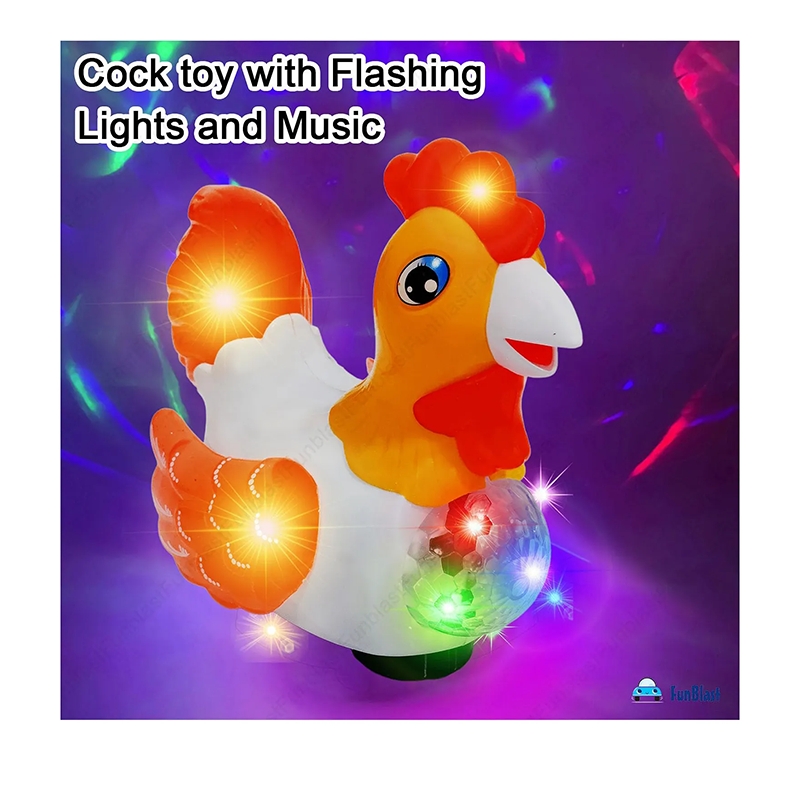 3D Dynamic Little Cock Wih Music & Light (Lumo)