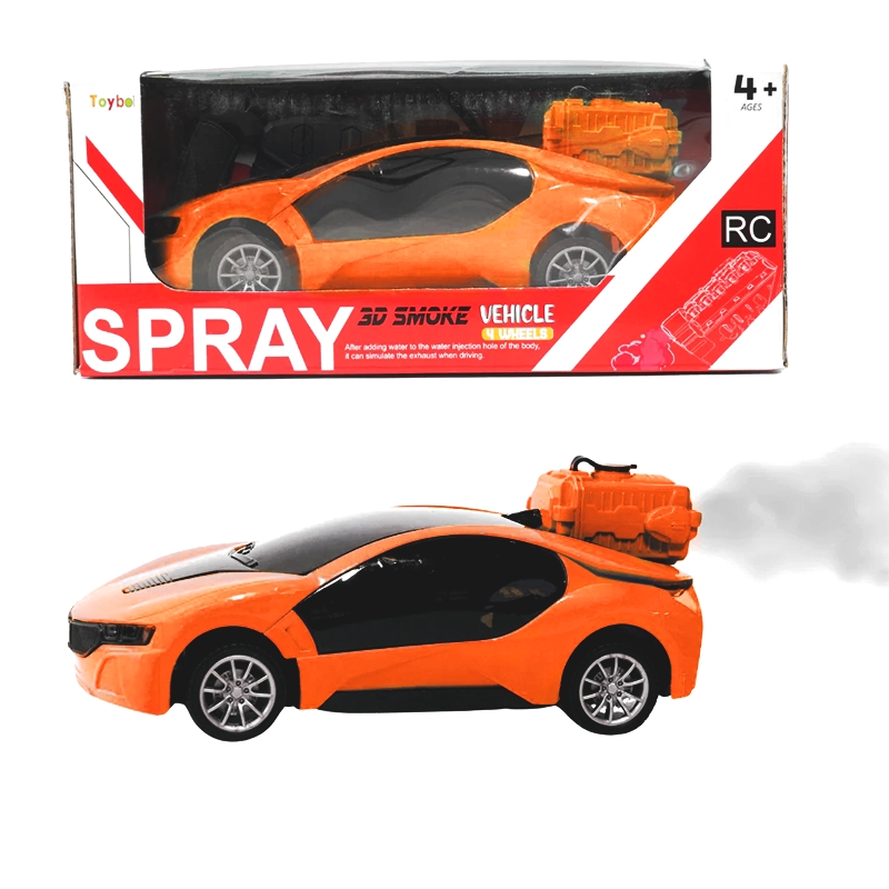 3D 4 wheel spray vehicle Car (Orange)