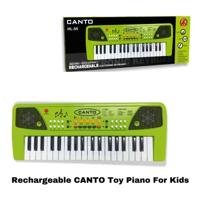 Canto's 37 Keys Piano With Rechargeable Function For Kids