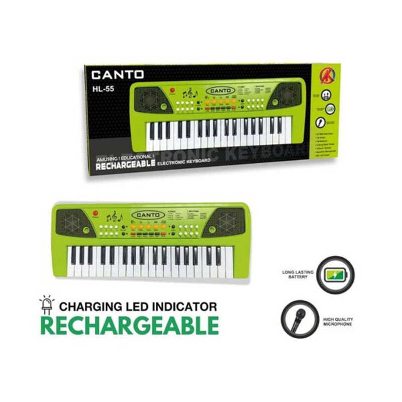Canto's 37 Keys Piano With Rechargeable Function For Kids