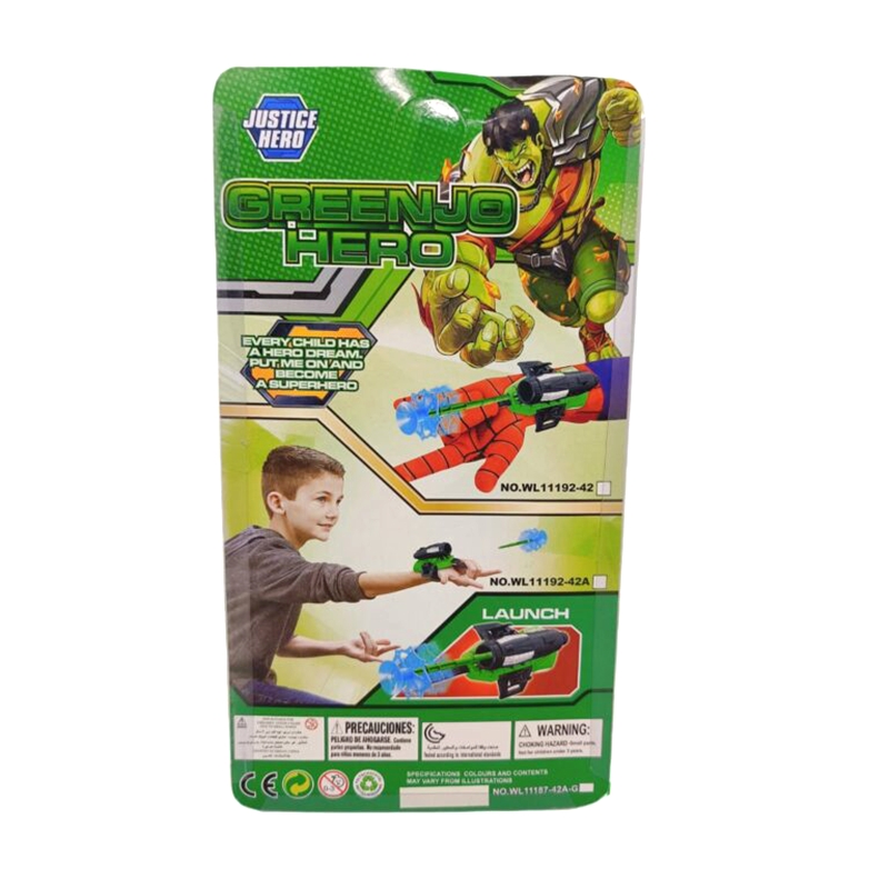 Hulk Web-Slinger Glove: Shoot, Stick, and Swing into Action Hulk Web Shooters