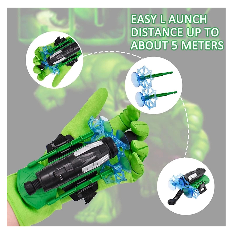 Hulk Web-Slinger Glove: Shoot, Stick, and Swing into Action Hulk Web Shooters
