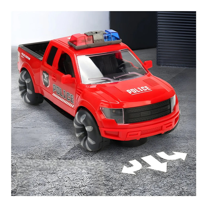 Police Spray Model Car With Music & Light (Red)