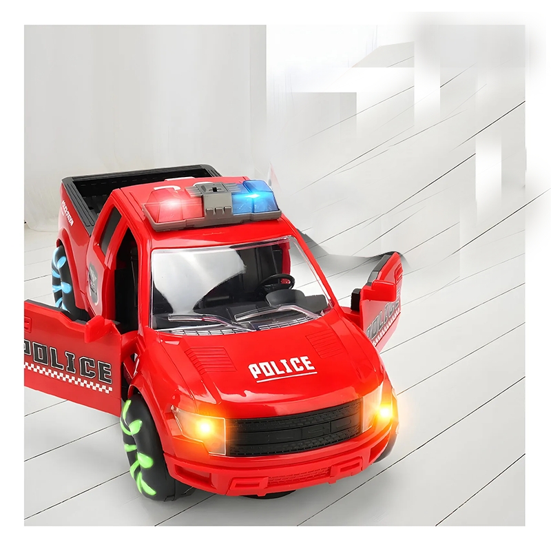 Police Spray Model Car With Music & Light (Red)