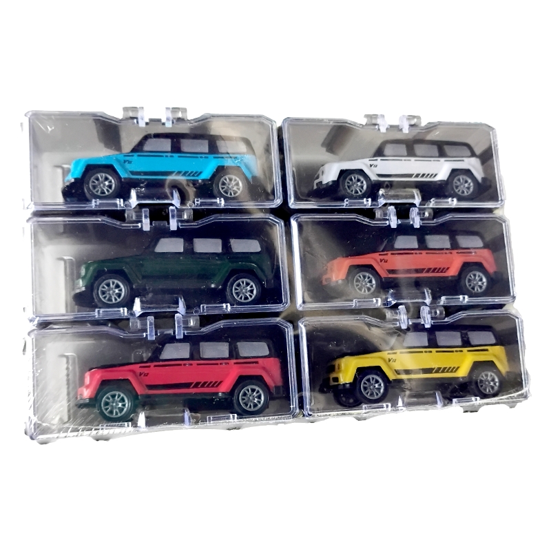 6 Pc Metal Car Set