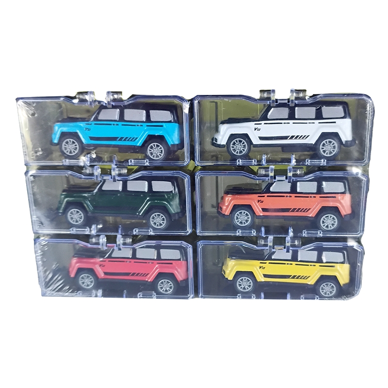 6 Pc Metal Car Set