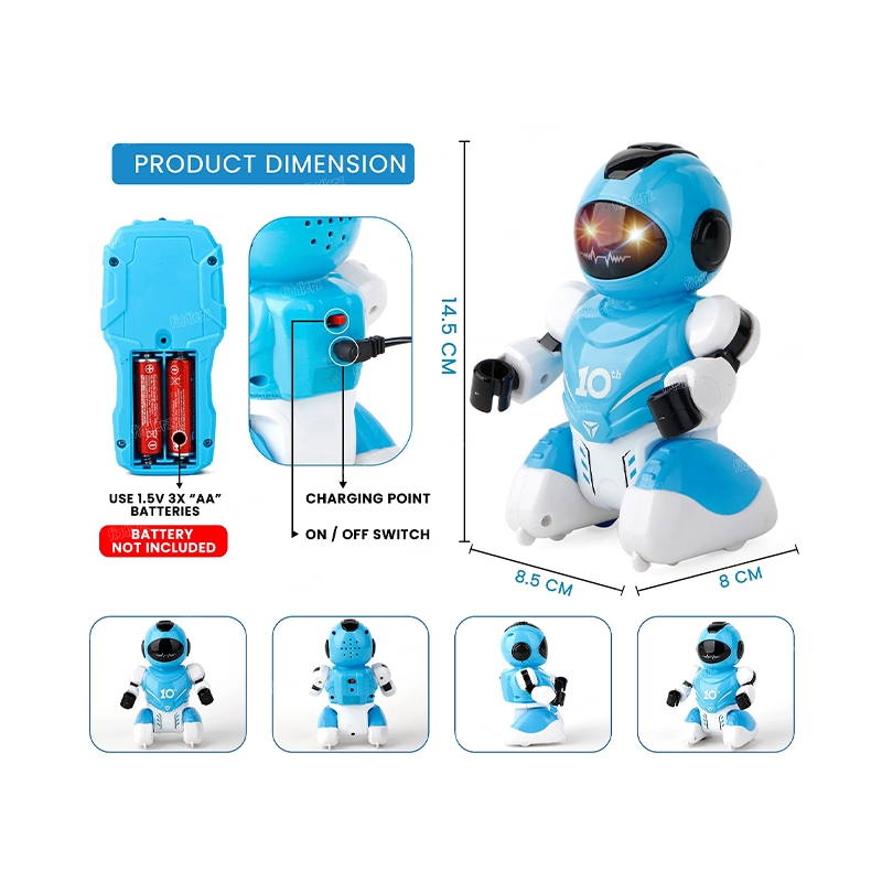 Soccer Robot R/C Football Game (Blue)