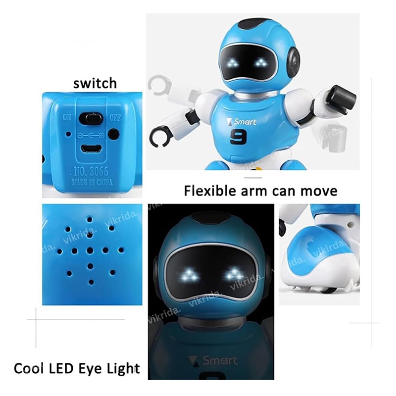 Soccer Robot R/C Football Game (Blue)