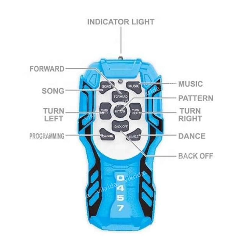Soccer Robot R/C Football Game (Blue)