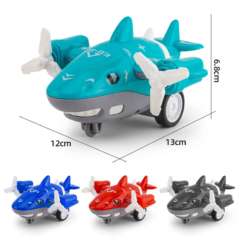 Mini Shark Plane with light (Green)
