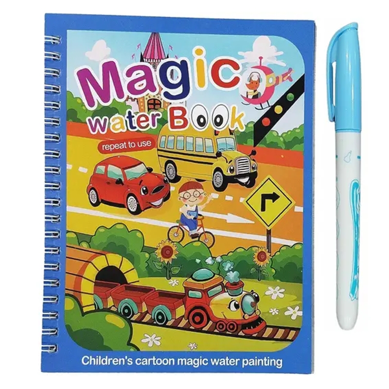 Reusable water magic book (Transport)