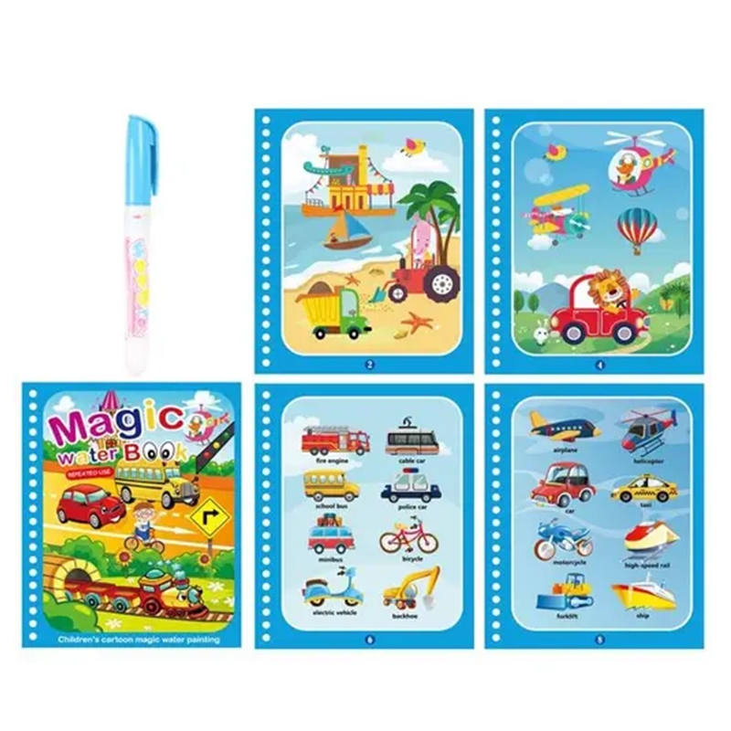 Reusable water magic book (Transport)
