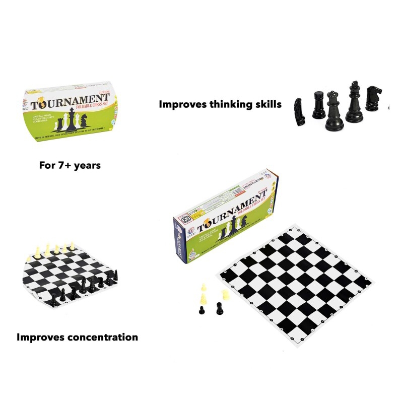 Ratnas Junior Tournament Foldable chess set