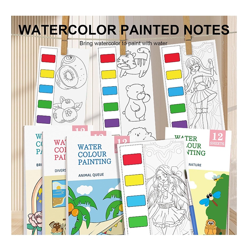 Brilliant Princess 12 sheet water colour painting book
