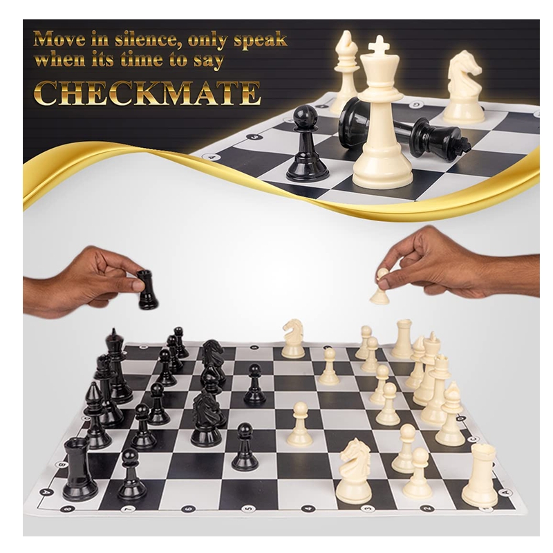 Senior Tournament Foldable Chess Set (Ratna's)