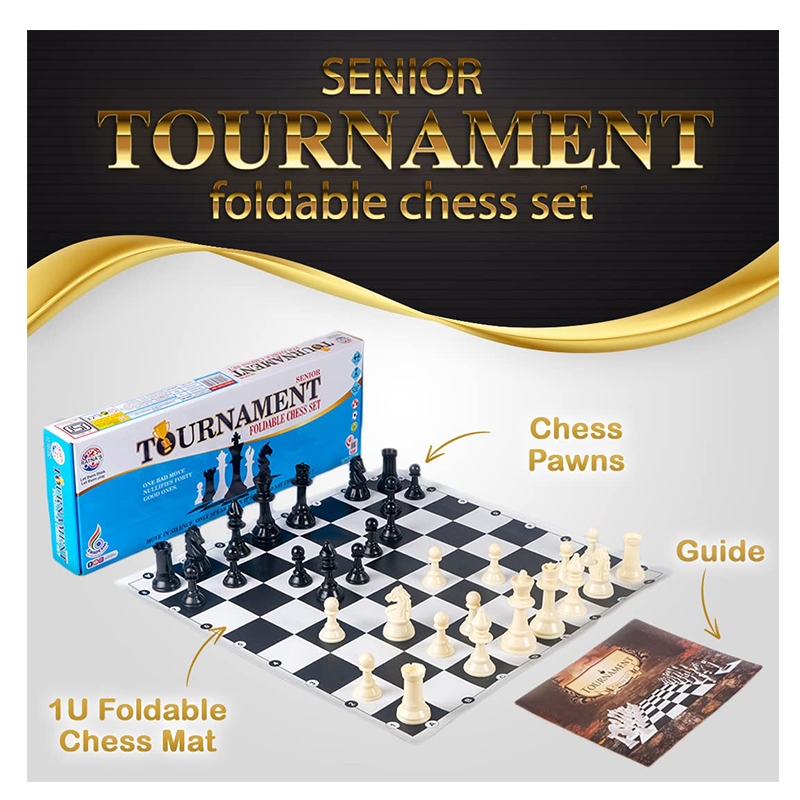 Senior Tournament Foldable Chess Set (Ratna's)