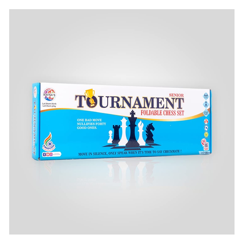 Senior Tournament Foldable Chess Set (Ratna's)