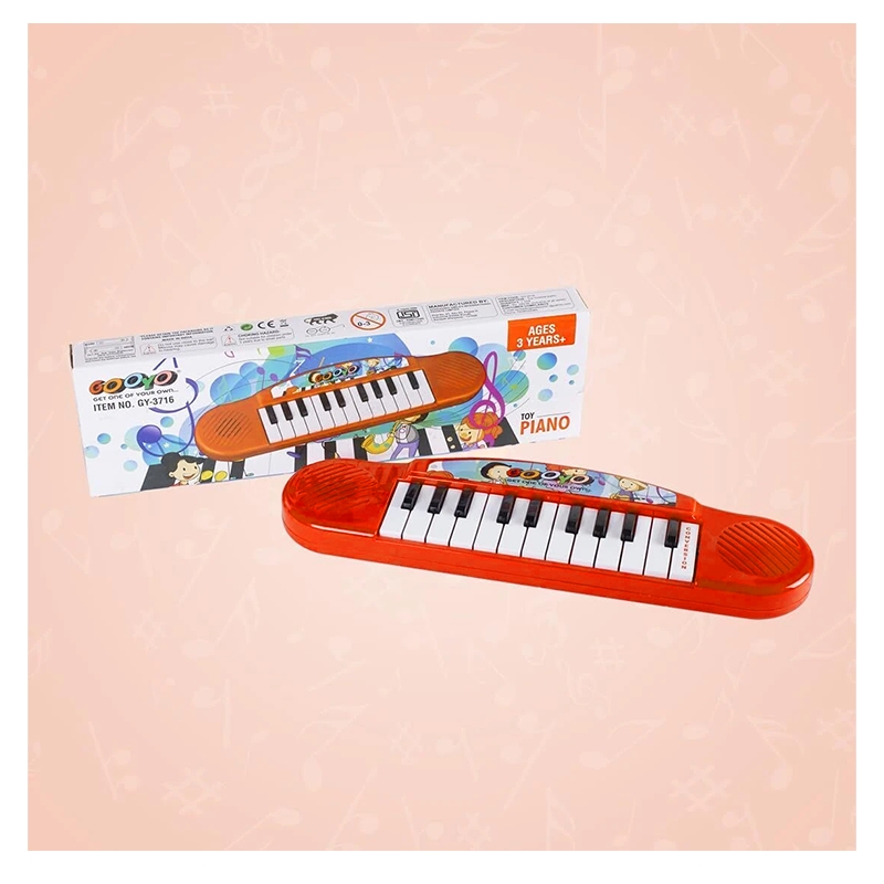 Piano Portable Keyboard Musical (Orange)