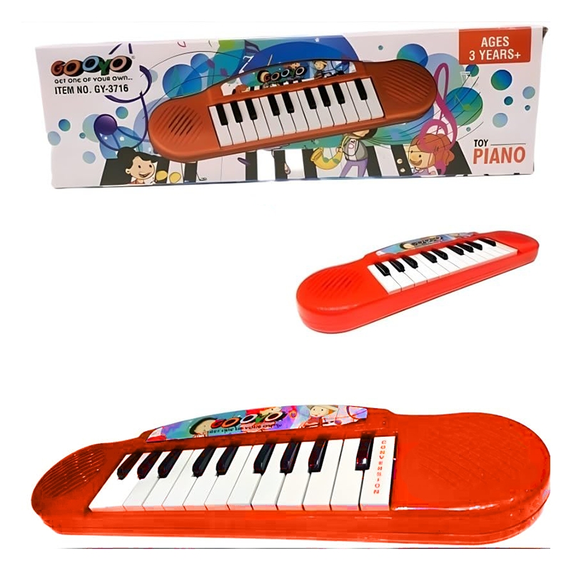 Piano Portable Keyboard Musical (Orange)