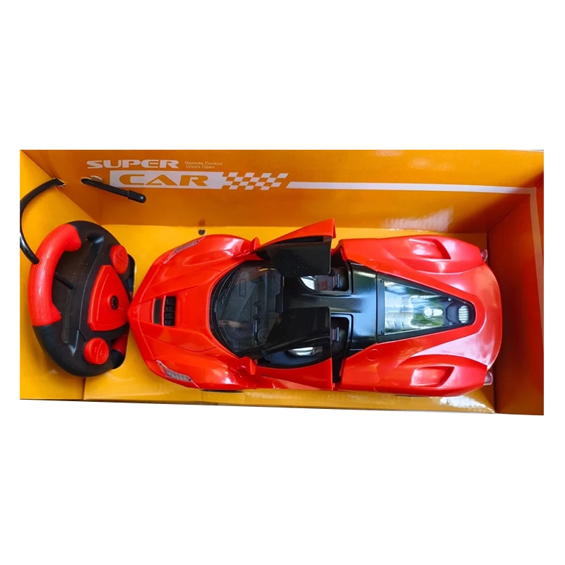 Super Remote Control Rechargeable Car With Opening Doors (Red)