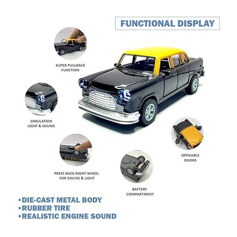 MUMBAI TAXI LM METAL MODEL CAR TOY