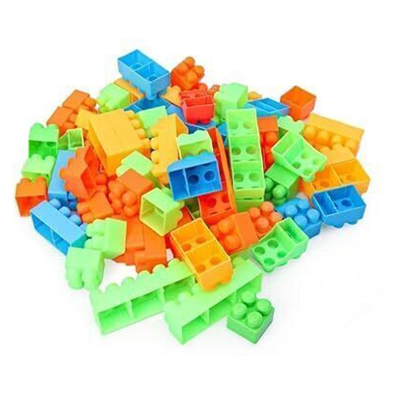 Building Toy Blue Bag Block 120 Pcs